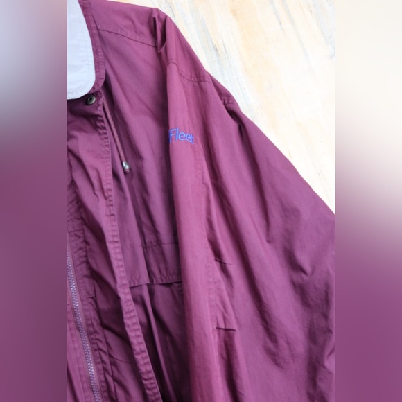 Fleet Pro Celebrity Team Sports Maroon Vintage Jacket Men’s XL - Picture 2 of 8